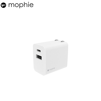 Mophie PD20W USB C+USB A双口墙面充电器