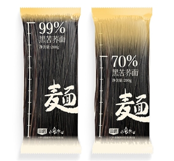 三匠 70%黑苦荞面 200g